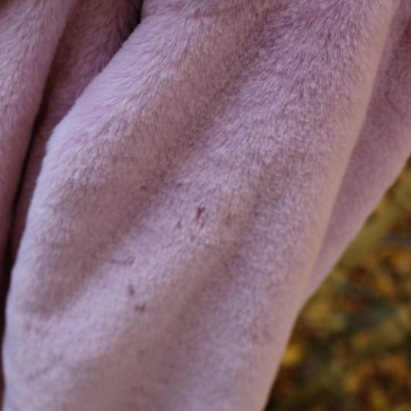 NWT Forever 21 Pink Faux Fur or Plush Jacket Size S - Picture 5 of 9
